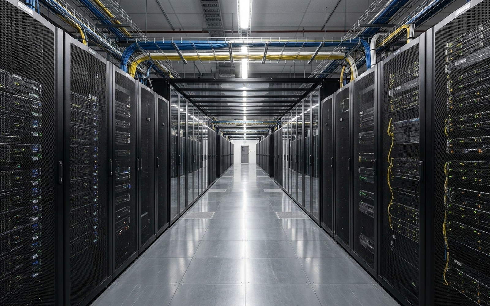 Enterprise hyperscale data centre facility with sovereign server infrastructure